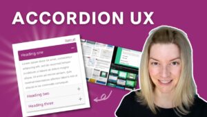 What is an accordion in web design